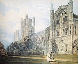 Ely Cathedral from the South-East (after James Moore) by Thomas Girtin